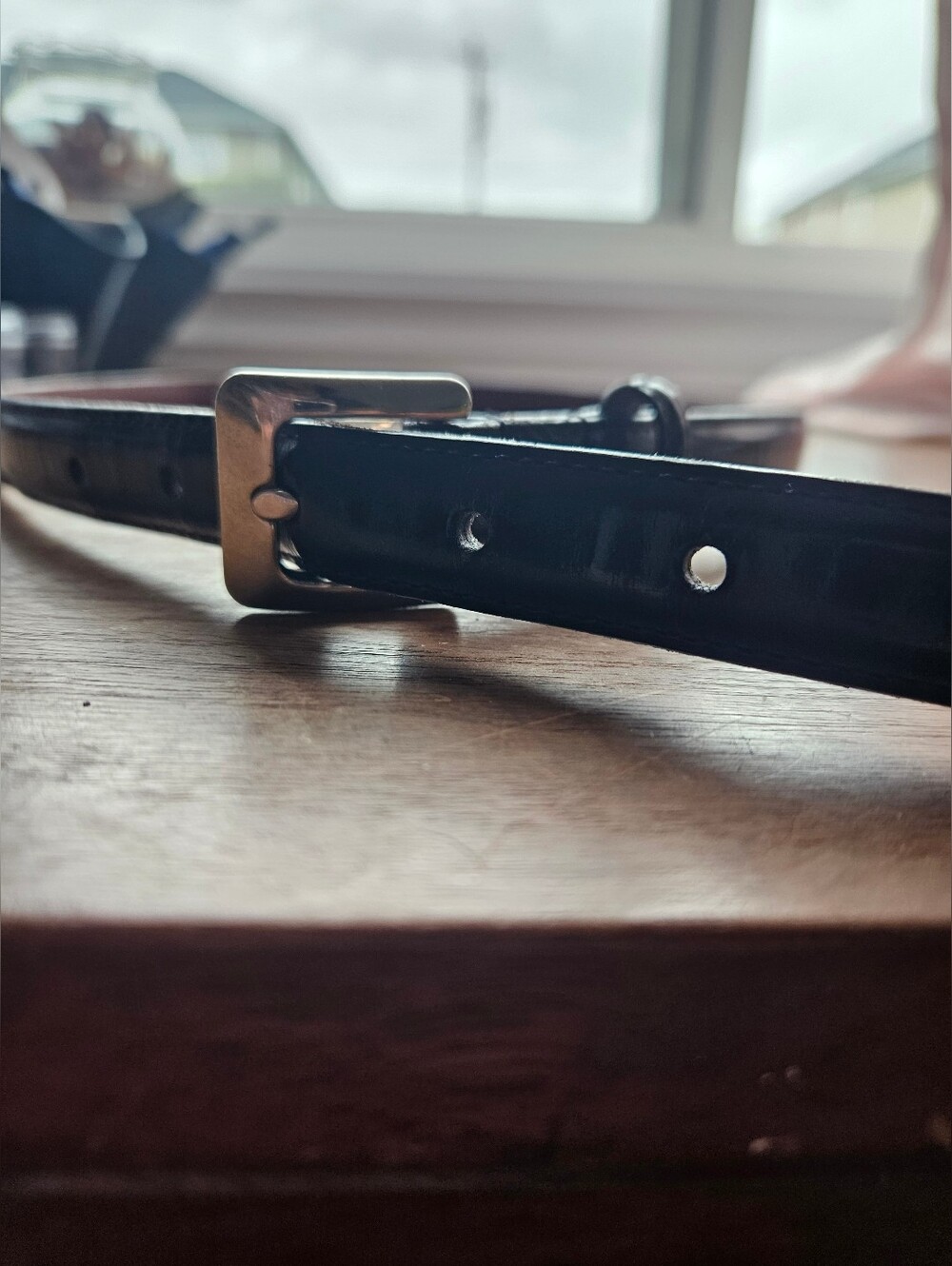 Womens Small Leather Coach Belt